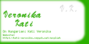 veronika kati business card